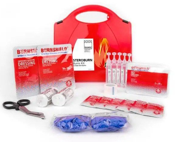Emergency burn kit